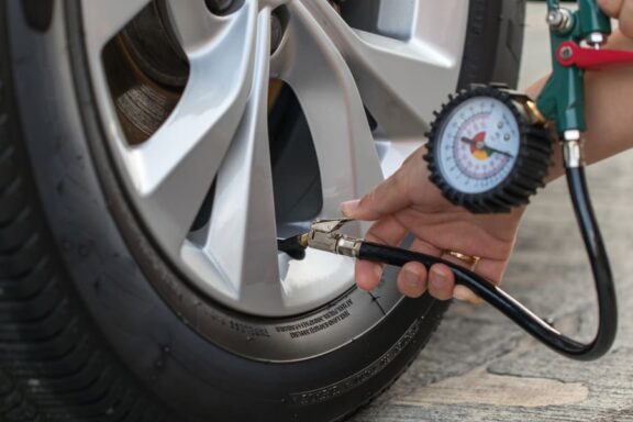Tire Pressure Sticker